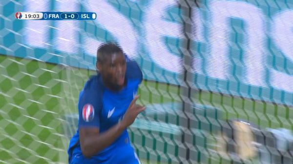 GOOOL Franta. Paul Pogba inscrie pentru 2-0 in meciul cu Islanda, in urma unui corner. VIDEO