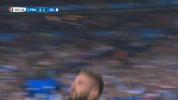 Giroud reuseste dubla dupa un gol cu capul din 6 metri! VIDEO