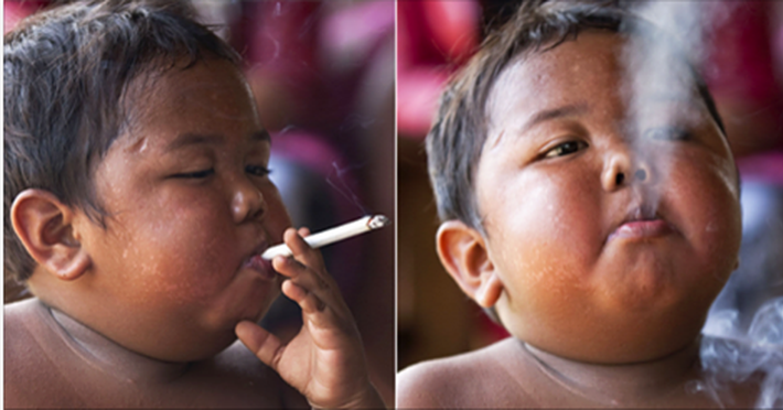 Transformarea uluitoare a copilului care fuma 40 de tigari pe zi! Cum a ajuns sa arate dupa 8 ani! FOTO_1