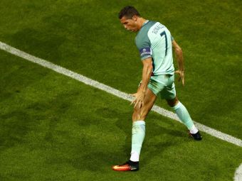 Cristiano Ronaldo, in sfarsit la inaltime! Portughezul a deschis scorul superb cu capul in semifinala cu Tara Galilor. VIDEO