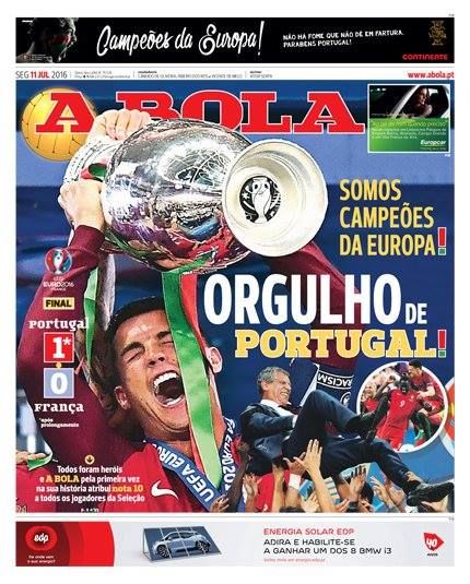 Victoria Portugaliei in cele mai importante ziare de sport. AS de Madrid saluta succesul, ziarul "de casa" al Barcei evidentiaza: Glorie FARA RONALDO"_1