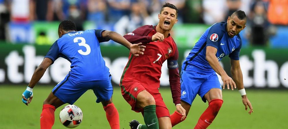 Cristiano Ronaldo Dimitri Payet Franta Portugalia UEFA EURO 2016™