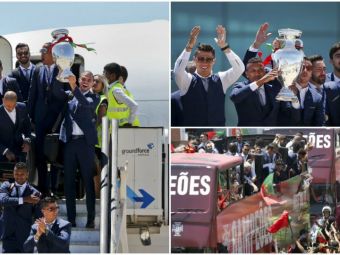 
	A venit Cupaaaaa | Cristiano Ronaldo &amp; Co s-au intors acasa si vor defila cu trofeul prin capitala, pana la Palatul Prezidential. Mii de fani sunt asteptati pe traseu
