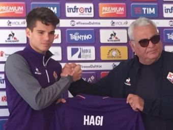 
	Prezentarea OFICIALA a lui Ianis Hagi la Fiorentina: &quot;Nu imi e greu sa fiu copilul lui Hagi! Vreau sa ajung la nivelul lui Mutu&quot;
