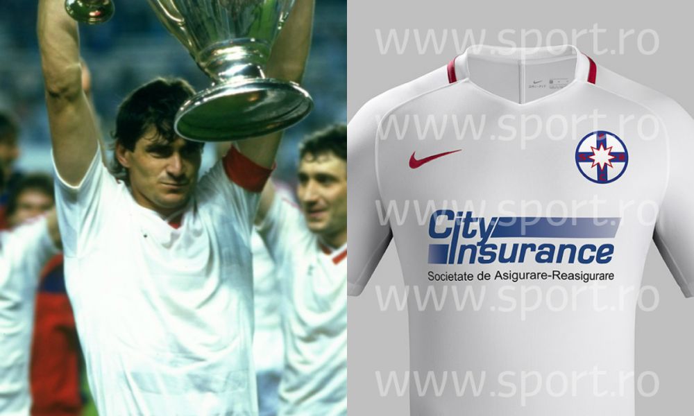 EXCLUSIV! Steaua si-a lansat noul echipament de rezerva. Tricourile sunt ALBE, fiind inspirate din echipamentul de la Sevilla '86 - FOTO_1
