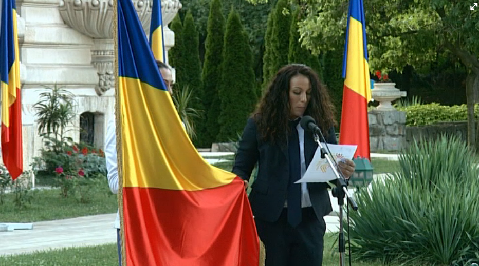 FOTO | Delegatia Romaniei pentru JO a primit drapelul de la presedintele Iohannis. Ponor va purta steagul, Chitu a depus juramantul sportivilor_2