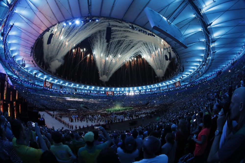 FOTO Cele mai tari imagini de la ceremonia de deschidere a Jocurilor Olimpice. O imagine cat 1 MILION de cuvinte: cele doua lumi de la Rio_4