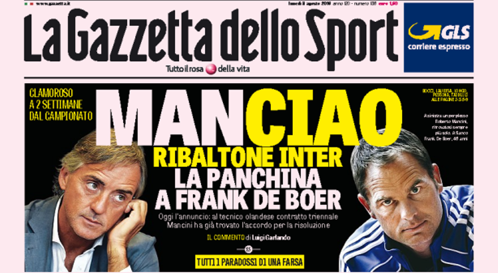 MANCIAO! Inter anunta demiterea lui Mancini! CHIVU se pregateste sa devina SECUND: Frank de Boer va fi noul antrenor_2