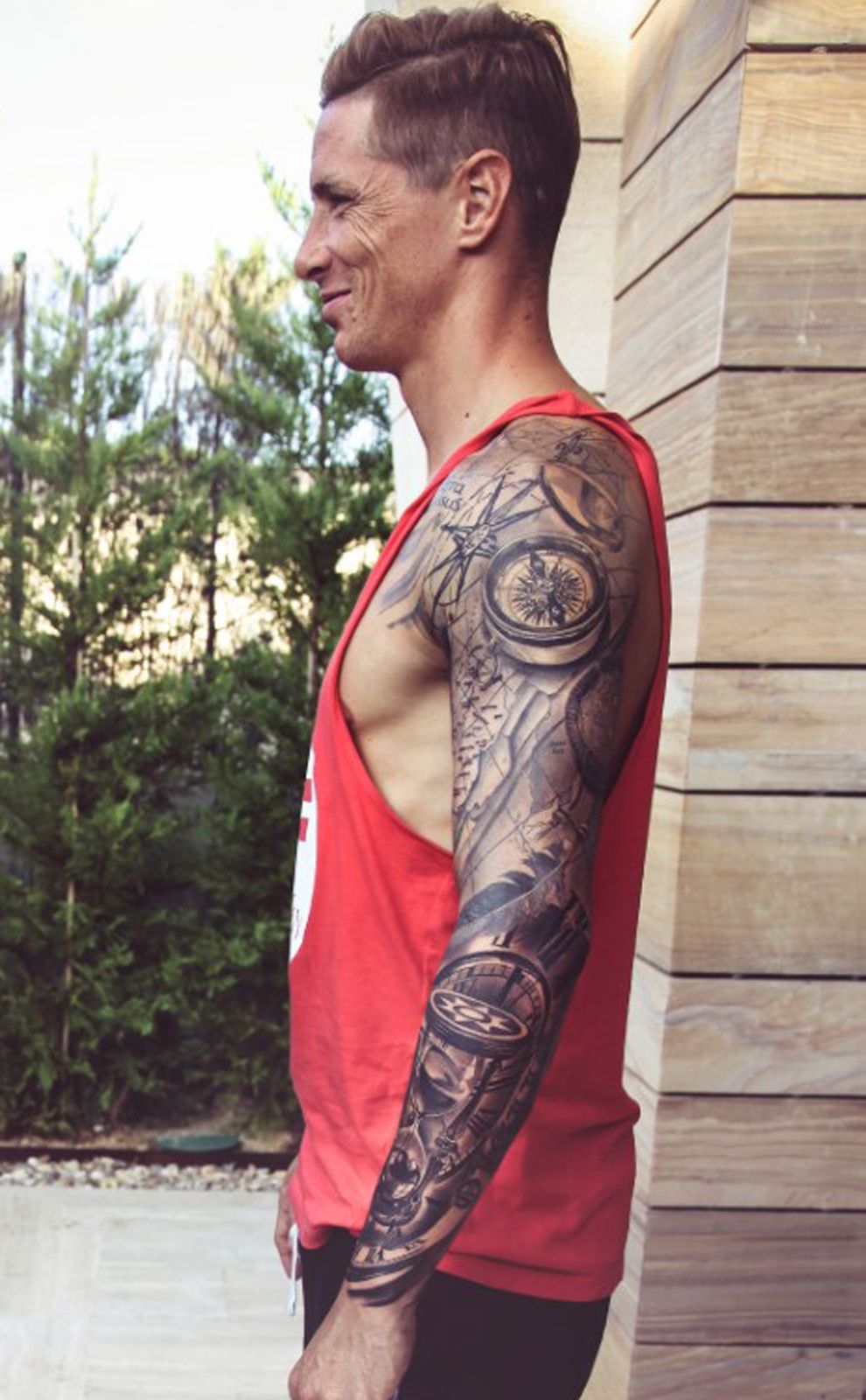 Tatuajul URIAS pe care Torres si l-a facut in startul acestui sezon din Spania. FOTO_1