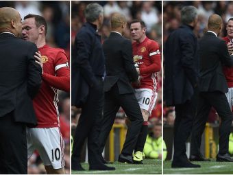 
	Scene nebune in derby-ul din Manchester! Pep Guardiola, la un pas de bataie cu Rooney! VIDEO
