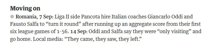 FENOMENUL Soimii Pancota, singura echipa din Europa cu 62 de goluri primite in 7 meciuri, a aparut in Guardian! De ce se amuza jurnalistii britanici_1