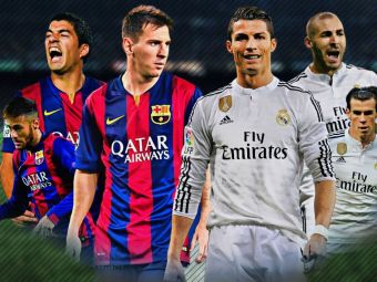 
	Barcelona e MSN, dar Realul nu e BBC.&nbsp;Messi, Neymar si Suarez au marcat 10 goluri pentru Barca in 2 partide, in timp ce Realul are 12 marcatori diferiti
