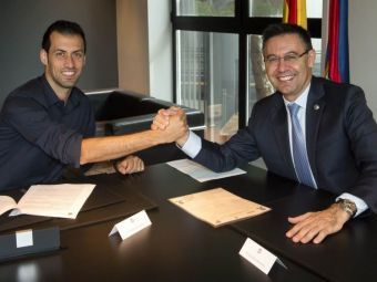 Busquets si-a prelungit contractul cu Barcelona! Are clauza de reziliere 200 de milioane de euro