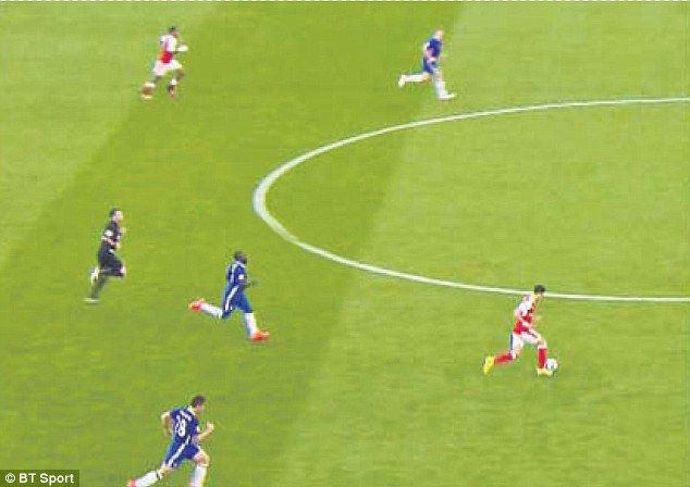 Moment fabulos in Arsenal - Chelsea! Cum a fost depasit la viteza de ARBITRU acest jucator de 30 mil lire, in timp ce echipa sa era umilita pe teren_3