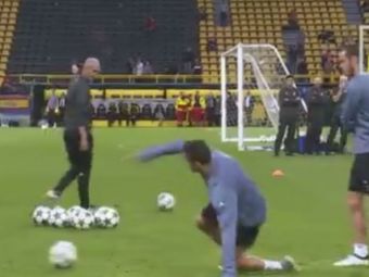 
	VIDEO! Cristiano Ronaldo si-a iesit din minti la antrenamentul Realului inaintea meciului cu Dortmund, azi, 21:45, la ProTV! Ce a facut
