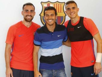 
	Pedro s-a intors la Barcelona. In vizita! Spaniolul nu a renuntat inca la gandul de a reveni pe Camp Nou, dupa ce a vrut sa se desparta in vara de Chelsea
