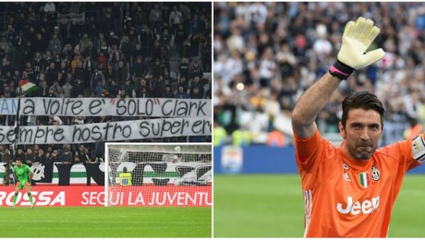 
	VIDEO | Un super mesaj al fanilor si un raspuns pe masura. Gigi Buffon a facut din nou minuni in poarta lui Juve: penalty aparat si alte doua goluri ca si facute SCOASE
