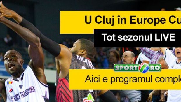 
	Victorie DRAMATICA pentru U BT Cluj in Europa, LIVE la Sport.ro! Povestea unui meci fantastic | Vezi programul complet al meciurilor clujenilor in Europa transmise de Sport.ro
