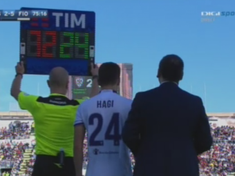 
	Moment urias: Ianis Hagi A DEBUTAT in Serie A, la o zi dupa ce a implinit 18 ani. Hagi Jr, trimis pe teren in repriza a doua a meciului Cagliari - Fiorentina
