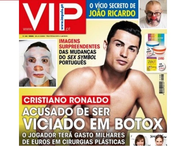 Ronaldo, baiat de salon :) Dezvaluiri intr-o publicatie din Portugalia: starul Realului este dependent de botox si cheltuieste mii de euro pe tratamente faciale_1