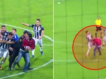 
	Un fotbalist roman si-a pierdut capul pe teren si s-a batut cu un suporter. Urmarile: a fost eliminat si risca sa fie dat afara | VIDEO
