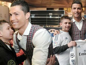 Intalnire speciala pentru Ronaldo! S-a intalnit cu pustiul care s-a trezit din COMA datorita unui gol marcat de el! FOTO