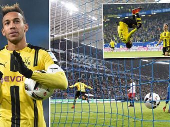 
	Replica FABULOASA a lui Aubameyang, dupa ce a fost suspendat de Dortmund! A dat patru goluri cu Hamburg la revenire
