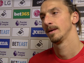 
	&nbsp;&quot;Imi tot ziceti ca in Anglia se joaca dur, nu?!&quot; Ibrahimovic, nemultumit ca este VANAT de arbitri: galbenul din meciul cu Swansea ii aduce suspendarea cu Arsenal
