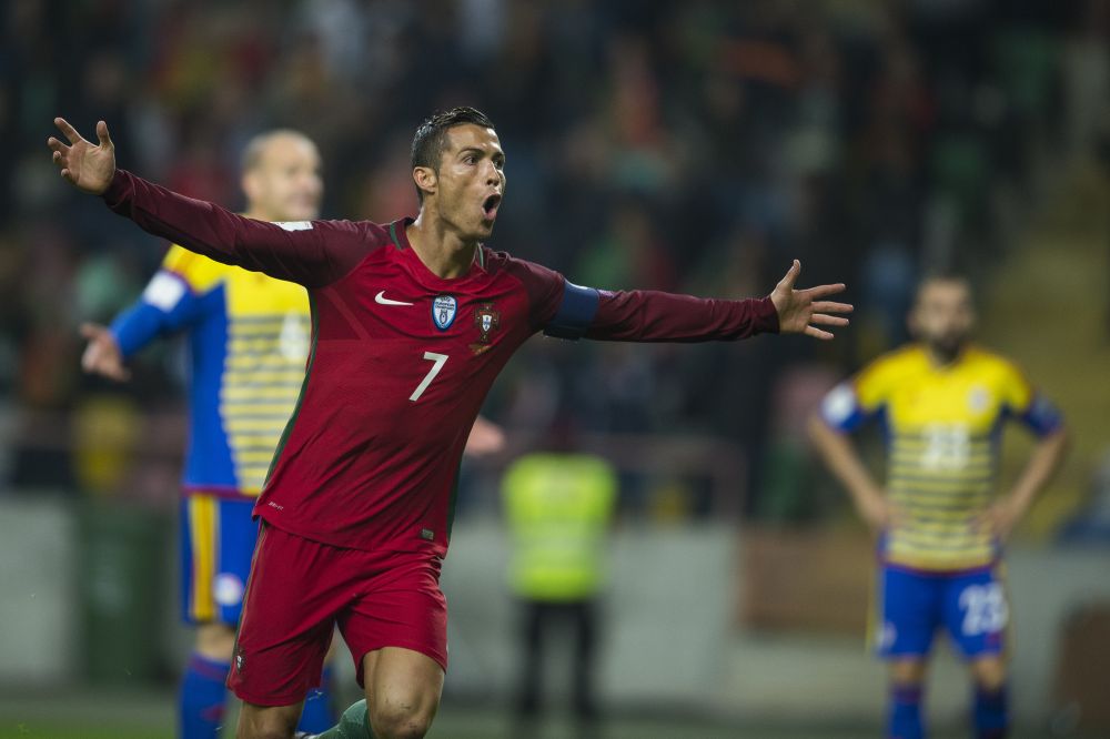 Dubla cu Letonia l-a facut golgheterul preliminariilor: Cristiano Ronaldo, la egalitate cu Lewandowski dupa ce Portugalia a invins cu 4-1. VIDEO_2