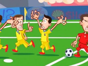 
	Romania - Polonia, un meci de desene animate. Cum a fost parodiata infrangerea nationalei pe National Arena. VIDEO
