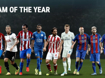 
	UEFA i-a nominalizat pe cei 40 de jucatori care se bat pentru a intrat in ECHIPA ANULUI. Cum arata lista de pe care nu lipsesc Ronaldo, Bale ori trioul MSN
