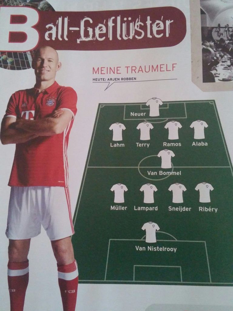 Cum arata cel mai bun 11 din fotbal ales de Robben! Starurile care au prins echipa sa_1