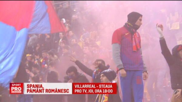 
	Sustinere mai mare pentru Steaua in Spania decat in Romania! 200.000 de romani asteapta meciul cu Villarreal, joi, 18:00, ProTV!
