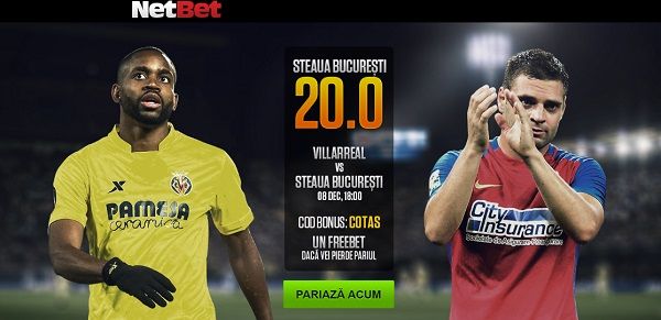 Bomba la pariuri: Cota 20 pentru Steaua sa invinga Villareal! Cota 10 Real si Barcelona!_1