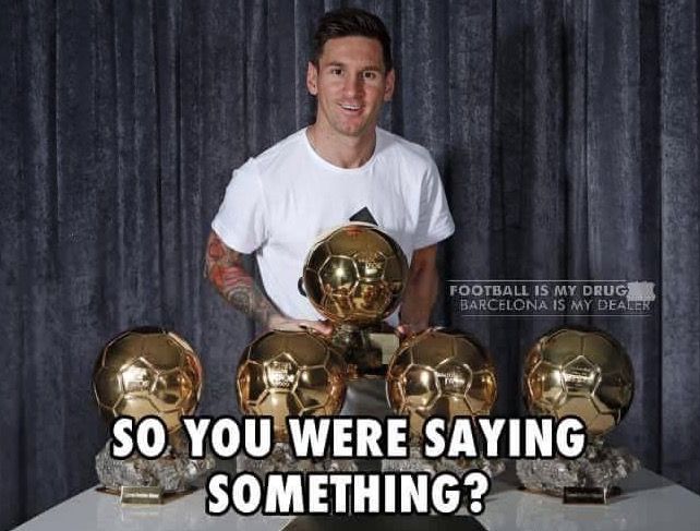 FOTO SENZATIONAL! Cele mai tari poante de pe internet dupa ce Cristiano Ronaldo a luat Balonul de Aur! Cum rade Messi de el :)_16
