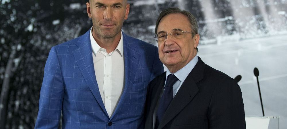 Real Madrid Florentino Perez la liga Zinedine Zidane