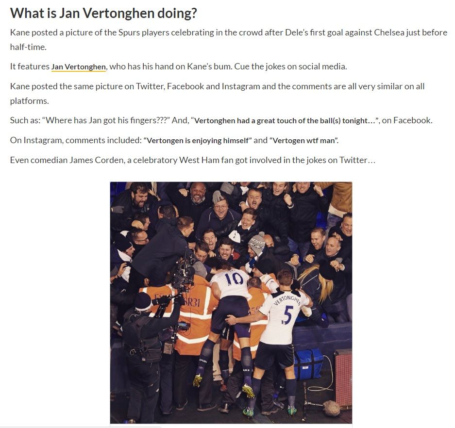 "Ce face Vertonghen in spatele lui Kane?" Imaginea zilei in fotbal! Cum au fost surprinsi cei doi :)) FOTO_1