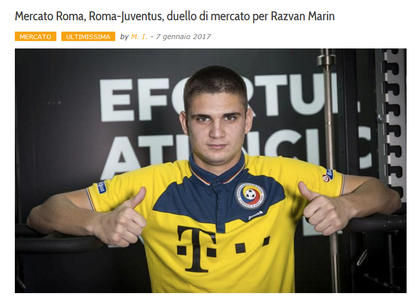 Anunt URIAS pentru Razvan Marin: Juventus si Roma se bat sa-l ia de la Viitorul_1