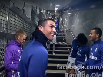 
	Gestul incredibil facut de Cristiano Ronaldo! A imitat un fost antrenor de-al sau si a fost surprins de camera
