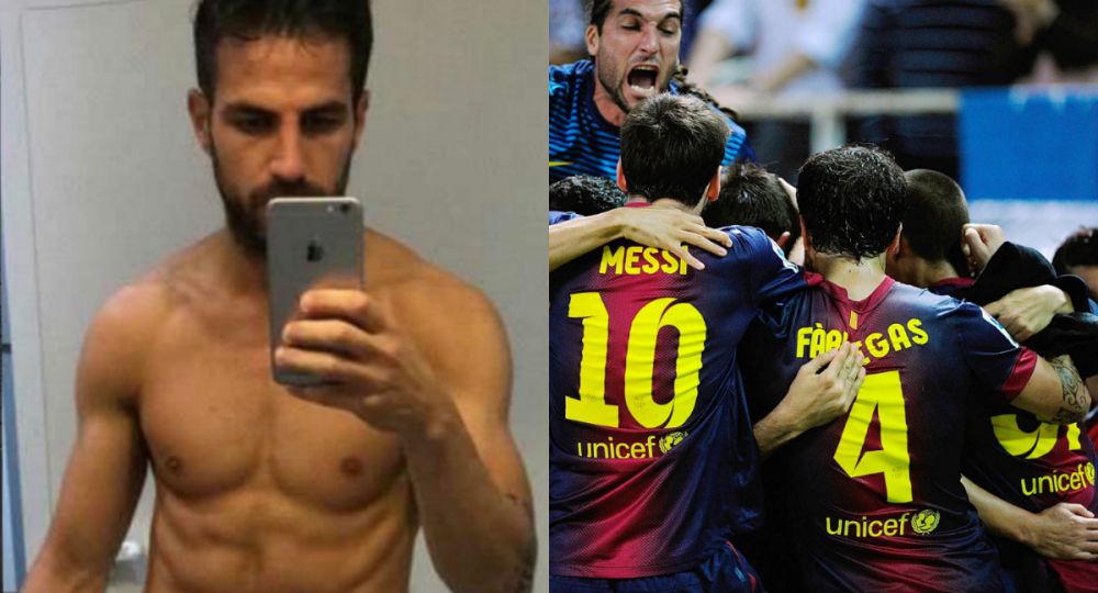 Nu l-au iertat! Ce i-au scris doi fosti colegi de la Barcelona lui Fabregas la poza "cu patratele" :))_1