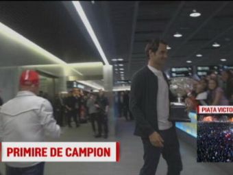 
	Primire pentru un campion: Federer, asteptat de fanii elvetieni pe aeroport. VIDEO

