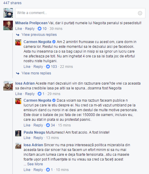 Fosta sotie a lui Ionut Negoita a redat pe Facebook un mesaj acuzator: "Fratii Negoita i-au dus pe ultrasi cu autobuzele in Piata"_3