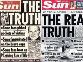 
	Jurnalistii The Sun, interzisi definitiv pe Anfield, la 27 de ani de la minciunile de dupa Hillsborough

