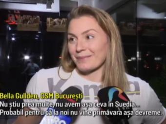 
	Campioanele de la CSM Bucuresti au primit martisoare de la jucatorii din echipa de rugby. Gullden: &quot;Nu stiam acest obicei&quot;
