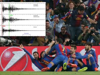 S-a miscat PAMANTUL! Golul marcat de Sergi Roberto cu PSG a provocat cutremur in Barcelona
