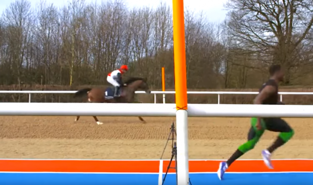 Omul cu un cal putere! Sprinterul englez Dwain Chambers s-a intrecut cu un cal de curse pe 100m si l-a invins la foto-finish_1