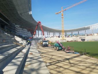 
	FOTO EXCLUSIV | &quot;In doua luni ar putea fi gata&quot;. Cum arata unul dintre noile stadioane moderne ale Romaniei
