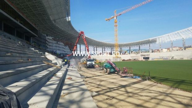 
	FOTO EXCLUSIV | &quot;In doua luni ar putea fi gata&quot;. Cum arata unul dintre noile stadioane moderne ale Romaniei
