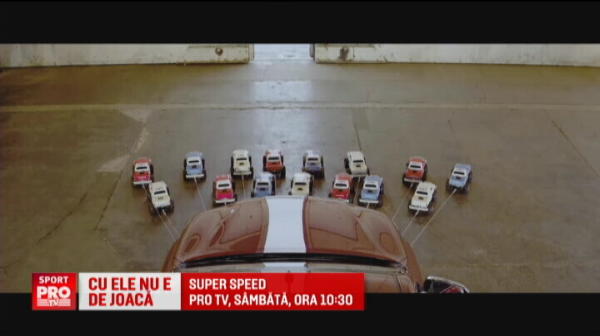 SUPER TARE: 15 masinute de jucarie au tractat o camioneta de 3,2 TONE! Super Speed, sambata, 10:30, ProTV!