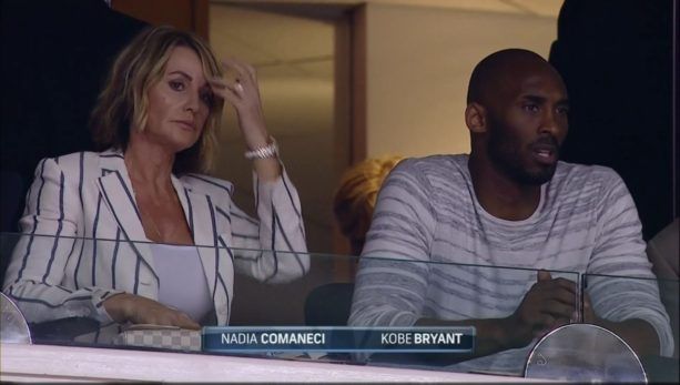 
	Cuvinte superbe pentru Nadia, adresate de uriasul Kobe Bryant: &quot;Mult succes!&quot;

